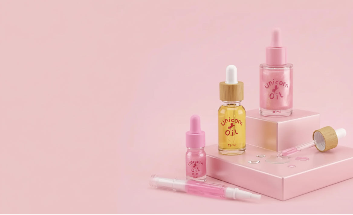 Premium Unicorn Lab Scented Cuticle Oils Showcase